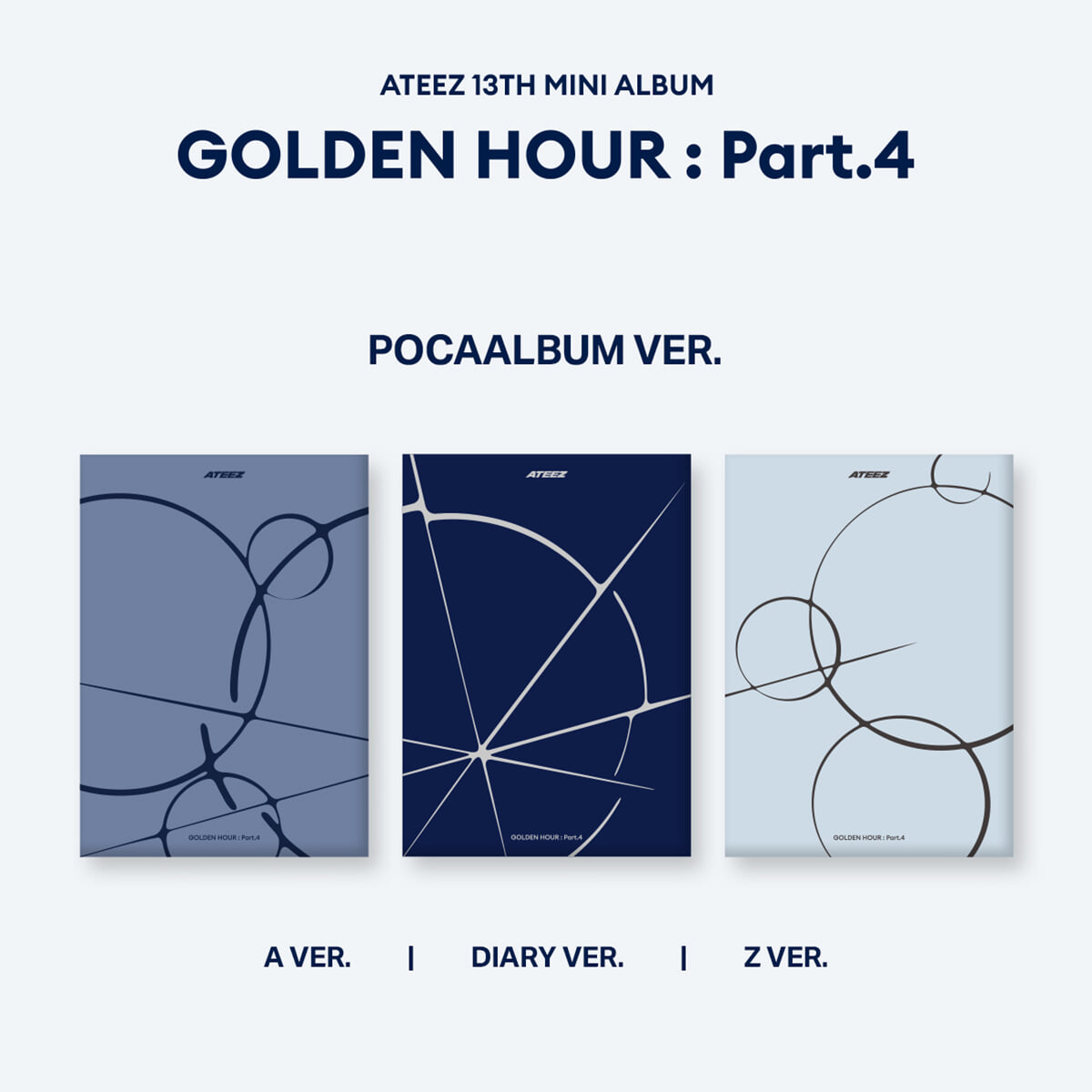ATEEZ <GOLDEN HOUR : Part.4> POCAALBUM VER