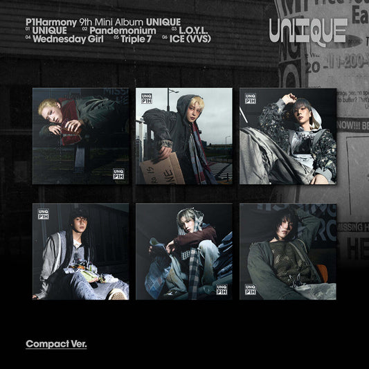 [PREORDER] P1HARMONY <UNIQUE> COMPACT VER