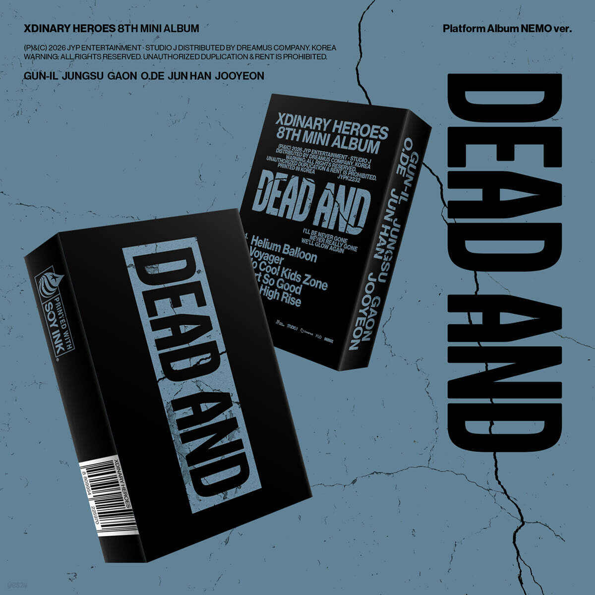 [PREORDER] XDINARY HEROES <DEAD AND> Platform Album NEMO ver
