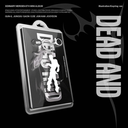 [PREORDER] XDINARY HEROES <DEAD AND> Illustration Keyring ver (RANDOM)