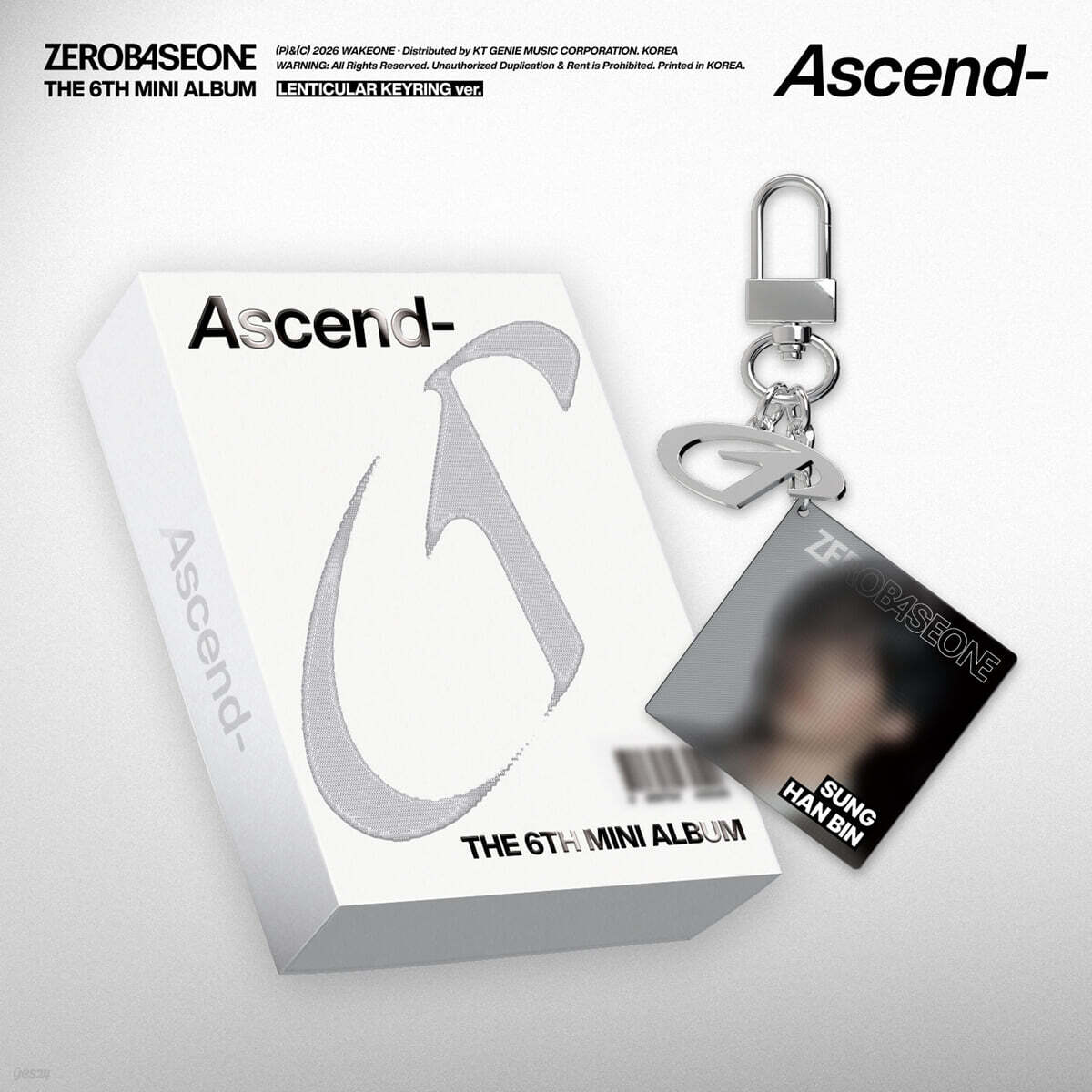 [PREORDER] ZEROBASEONE <Ascend-> LENTICULAR KEYRING Ver