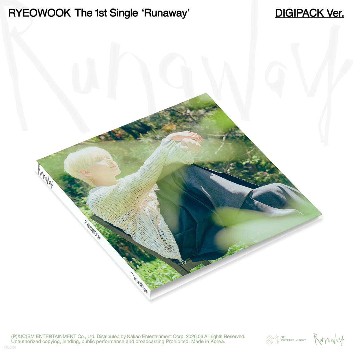 [PREORDER] RYEOWOOK <Runaway> DIGIPACK VER