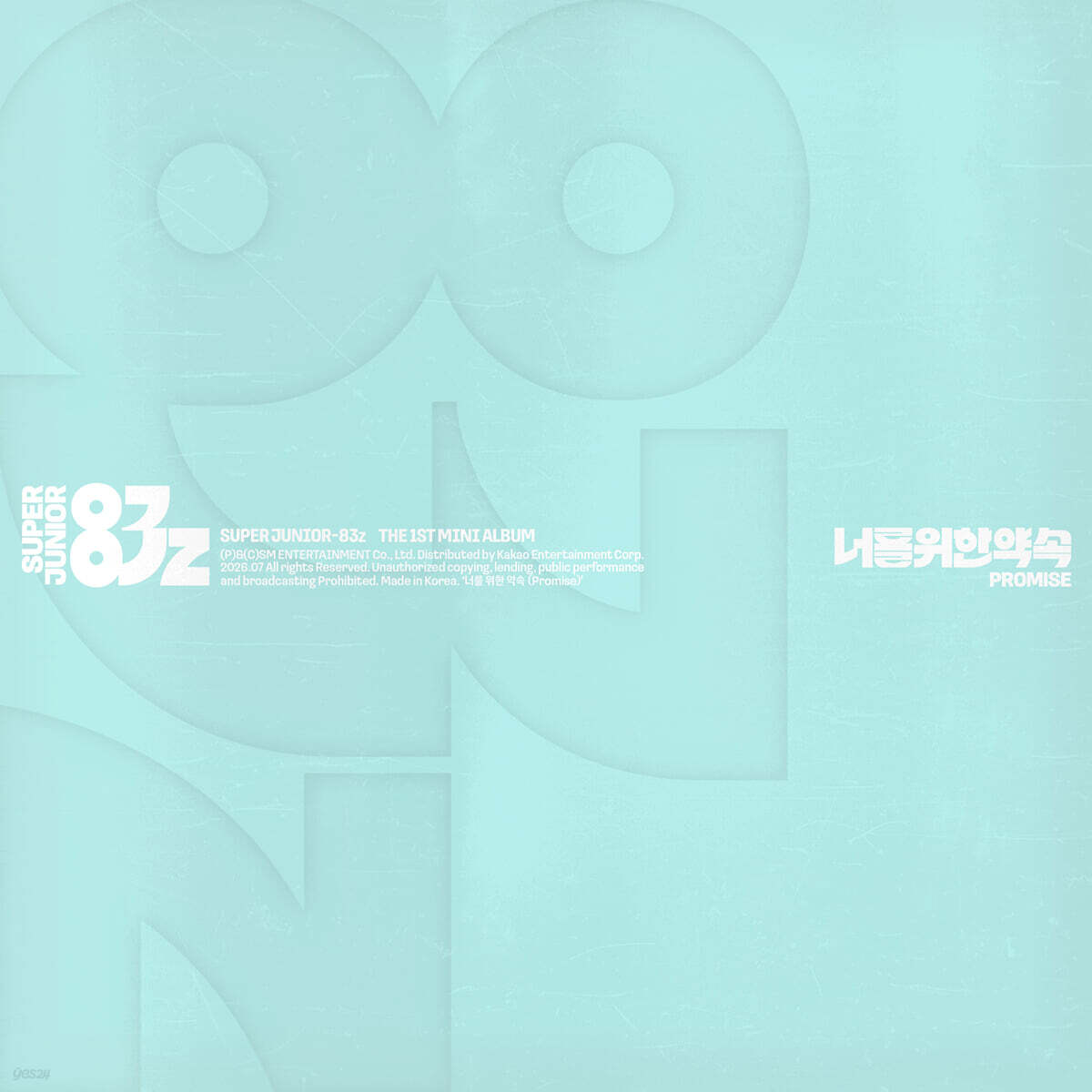 [PREORDER] SUPER JUNIOR 83Z <Promise> Poster Ver