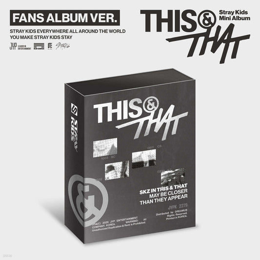 [PREORDER] STRAY KIDS <THIS & THAT> FANS ALBUM VER