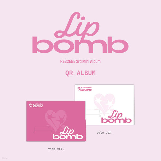 [PREORDER] RESCENE [lip bomb] photocard ver.