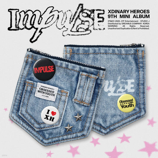[PREORDER] XDINARY HEROES [IMPULSE] DENIM POUCH Ver