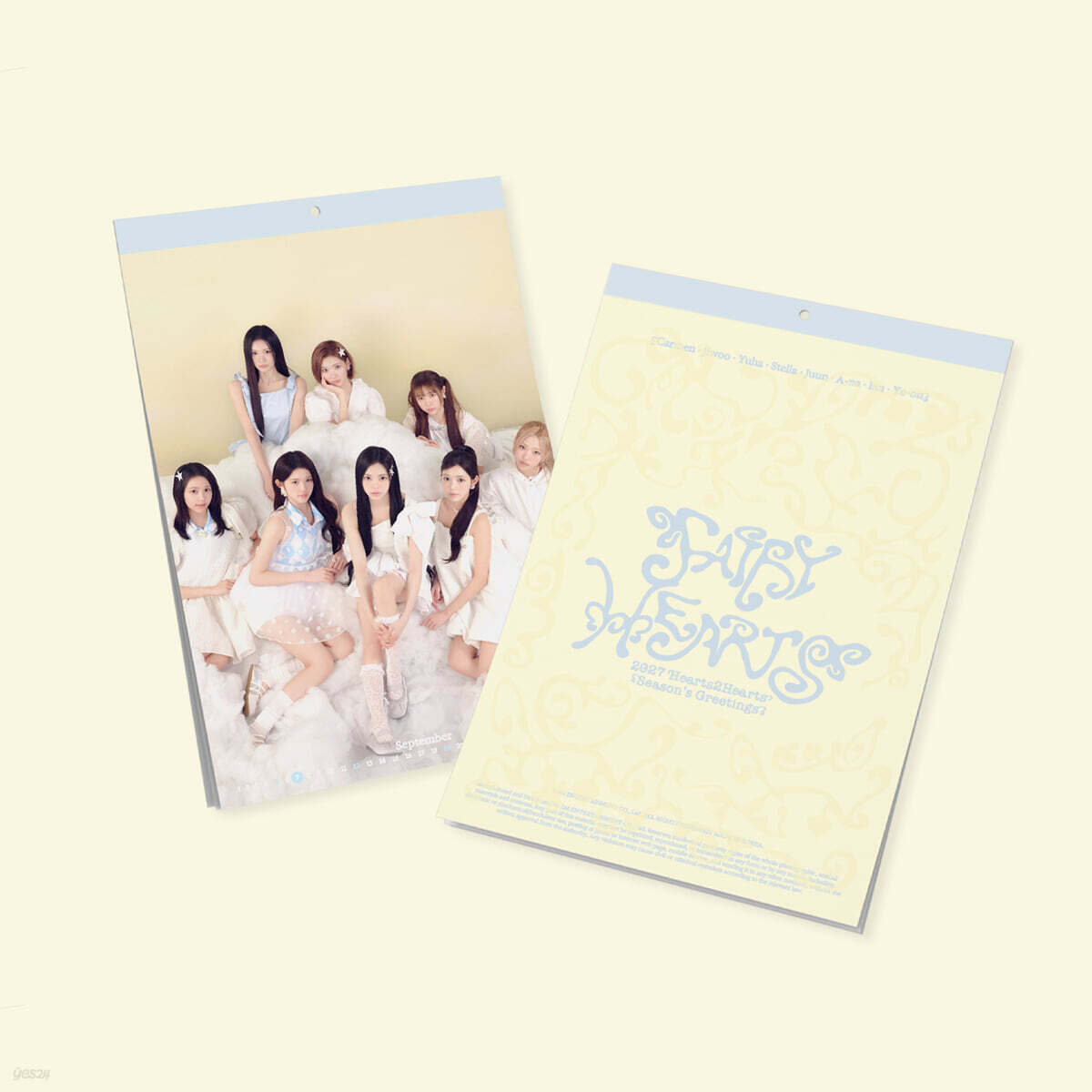 [PREORDER 18/10 CLOSED] HEARTS2HEARTS [FAIRY HEARTS] 2027 SEASON’S GREETING Wall Calendar