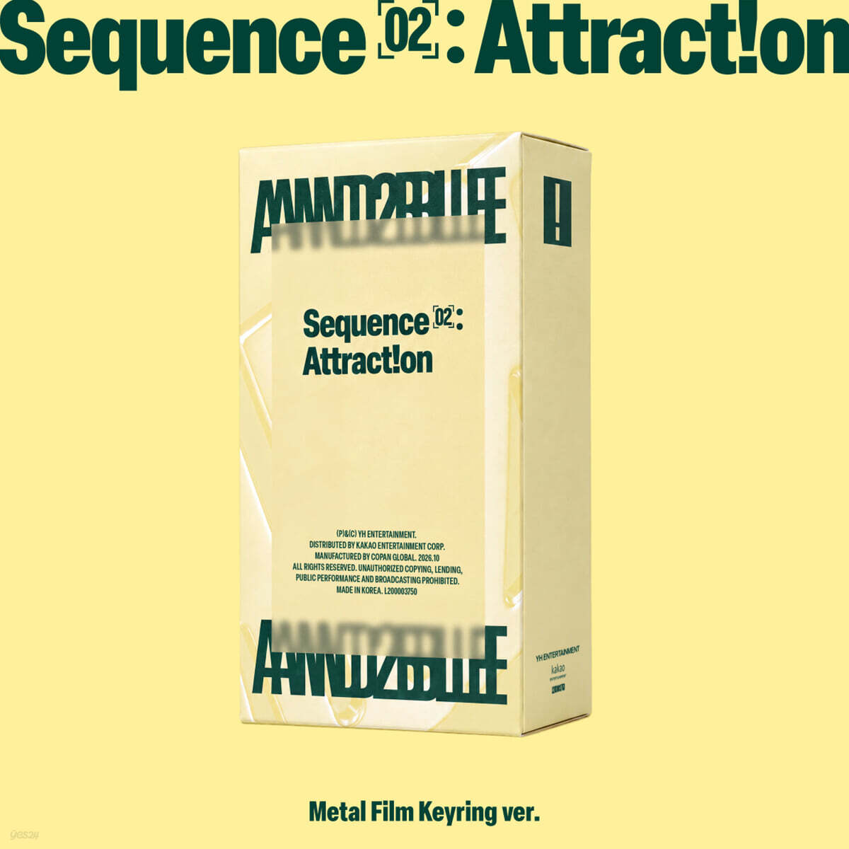 [PREORDER] AND2BLE [Sequence 02: Attraction] Metal Film Keyring ver