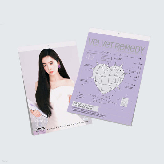[PREORDER 18/10 CLOSED] RED VELVET [VELVET REMEDY] 2027 SEASON’S GREETING Wall Calendar