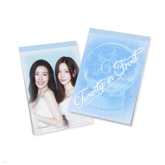 [PREORDER 18/10 CLOSED] Girls’ Generation [Twenty in Frost] 2027 SEASON’S GREETINGS Wall Calendar