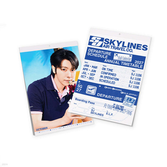 [PREORDER 18/10 CLOSED] SUPER JUNIOR [SKYLINES] 2027 SEASON’S GREETINGS Wall Calendar