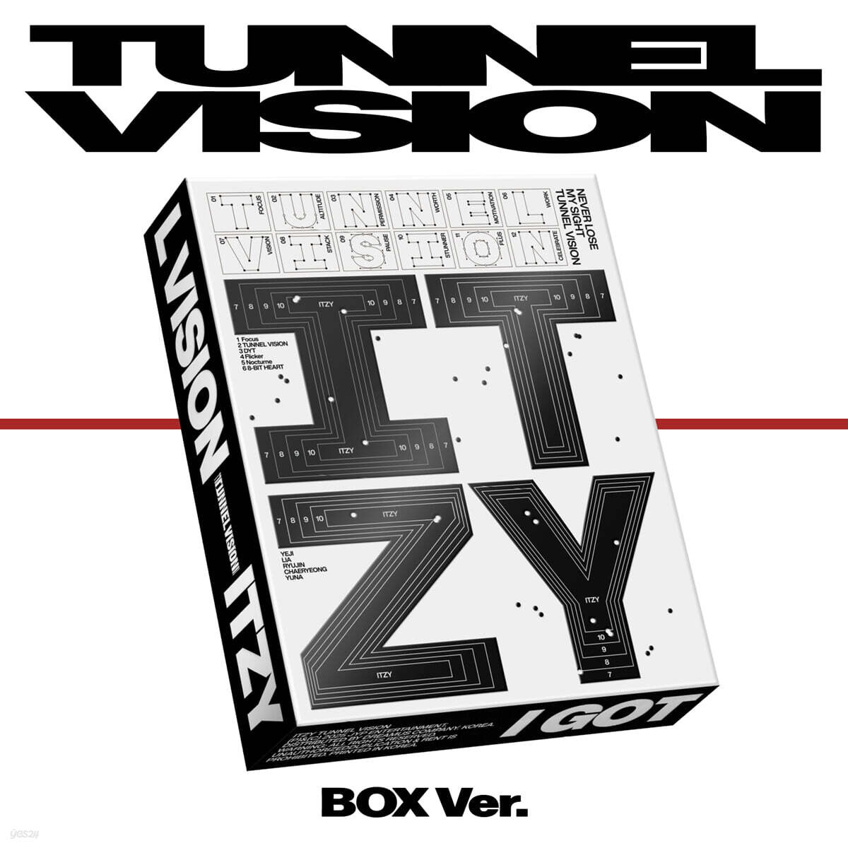 【预购】ITZY<tunnel vision>盒子版本</tunnel>