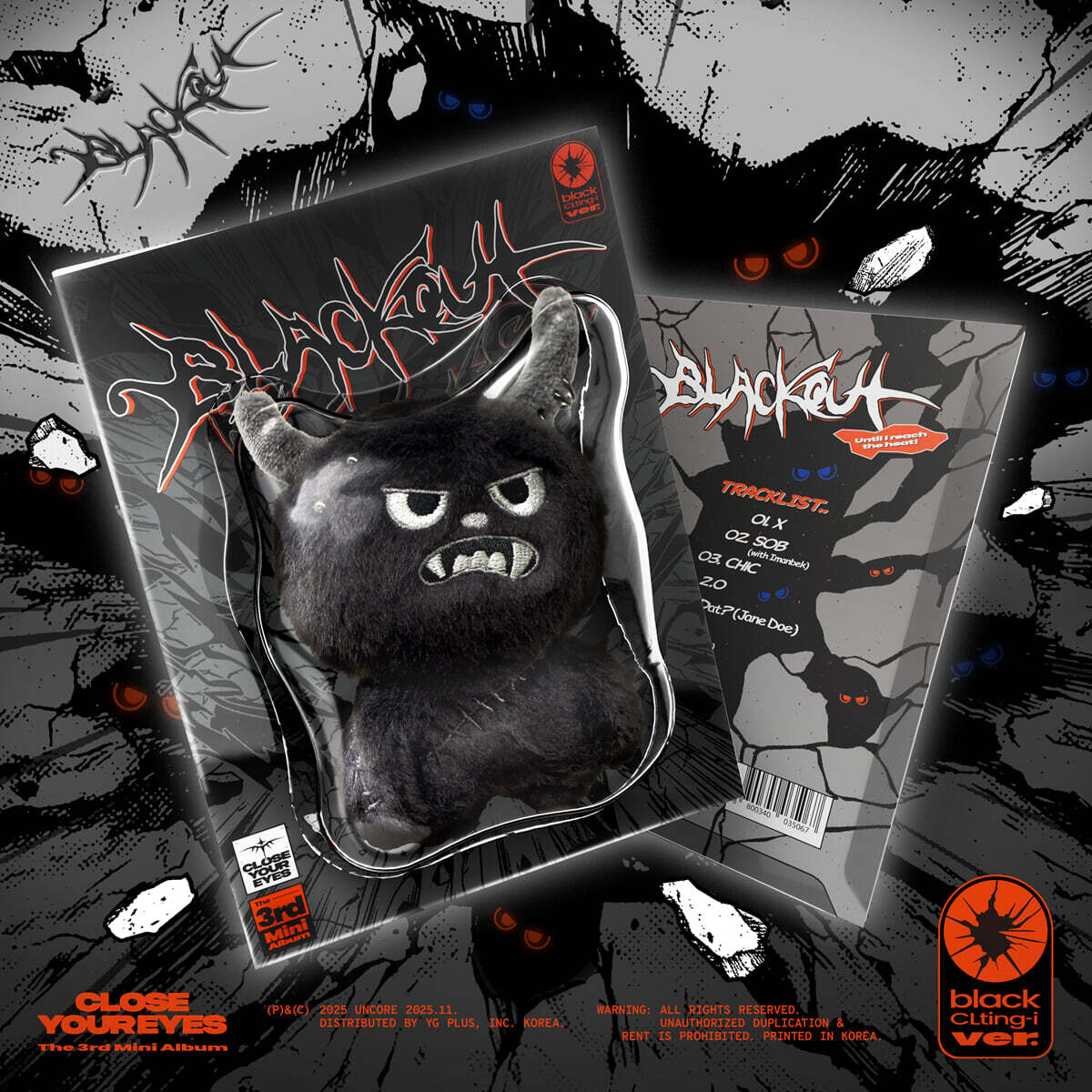[PREORDER] CLOSE YOUR EYES <blackout> black CLting-i ver