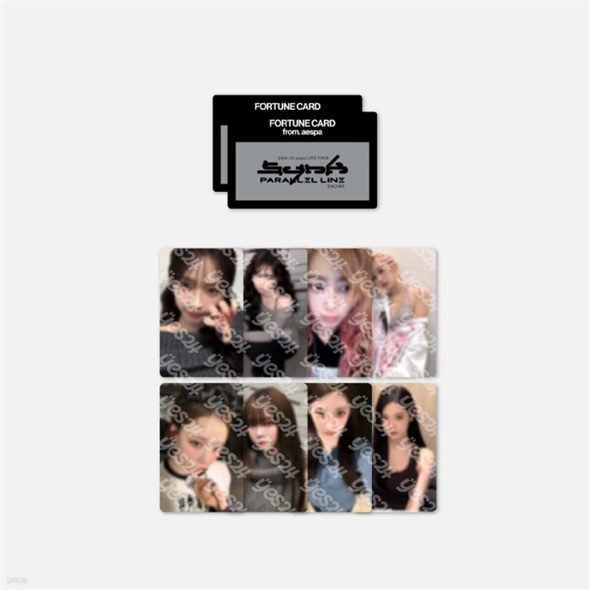 AESPA <SYNK : PARALLEL LINE－ENCORE> FORTUNE SCRATCH CARD SET