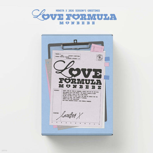 [PREORDER] MONSTA X <LOVE FORMULA MONBEBE> 2026 SEASON’S GREETINGS