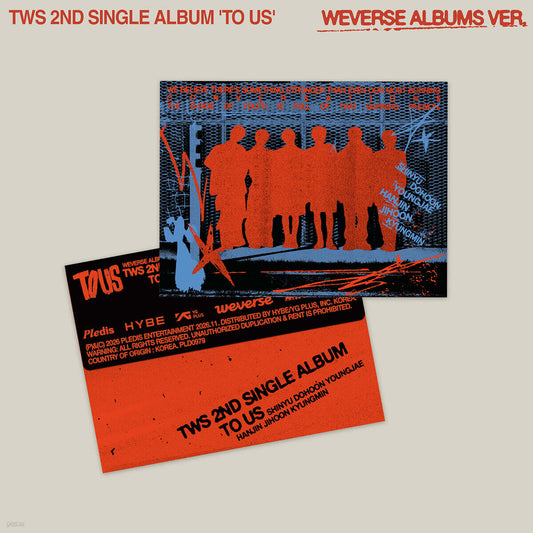 [PREORDER] TWS [TO US] Weverse Albums ver