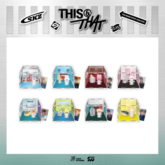 [PREORDER 19/8 CLOSED] STRAY KIDS <THIS & THAT> POP-UP STORE SKZOO ACRYLIC CONTAINER BOX (20 POINTS)