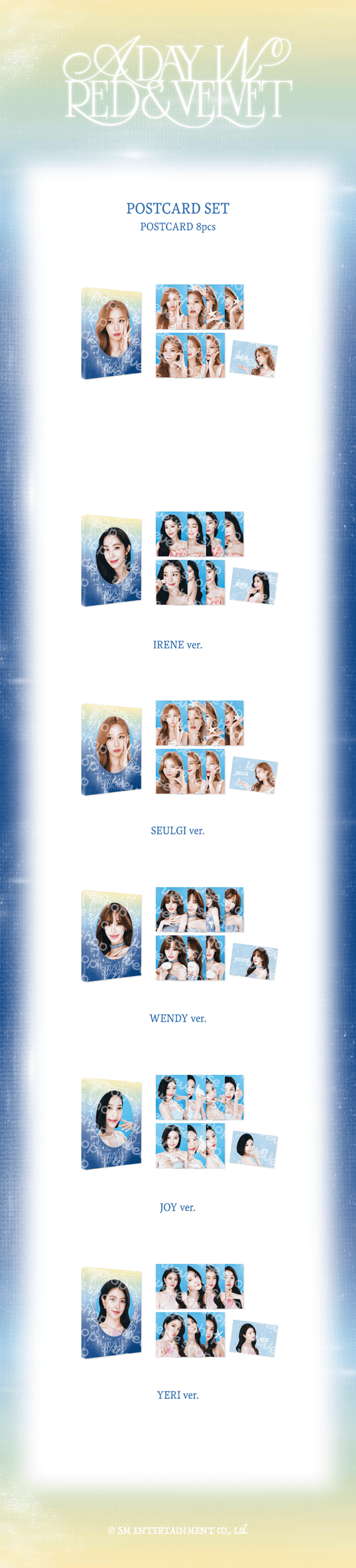 [PREORDER] RED VELVET <A Day in Red & Velvet> FAN-CON POSTCARD SET