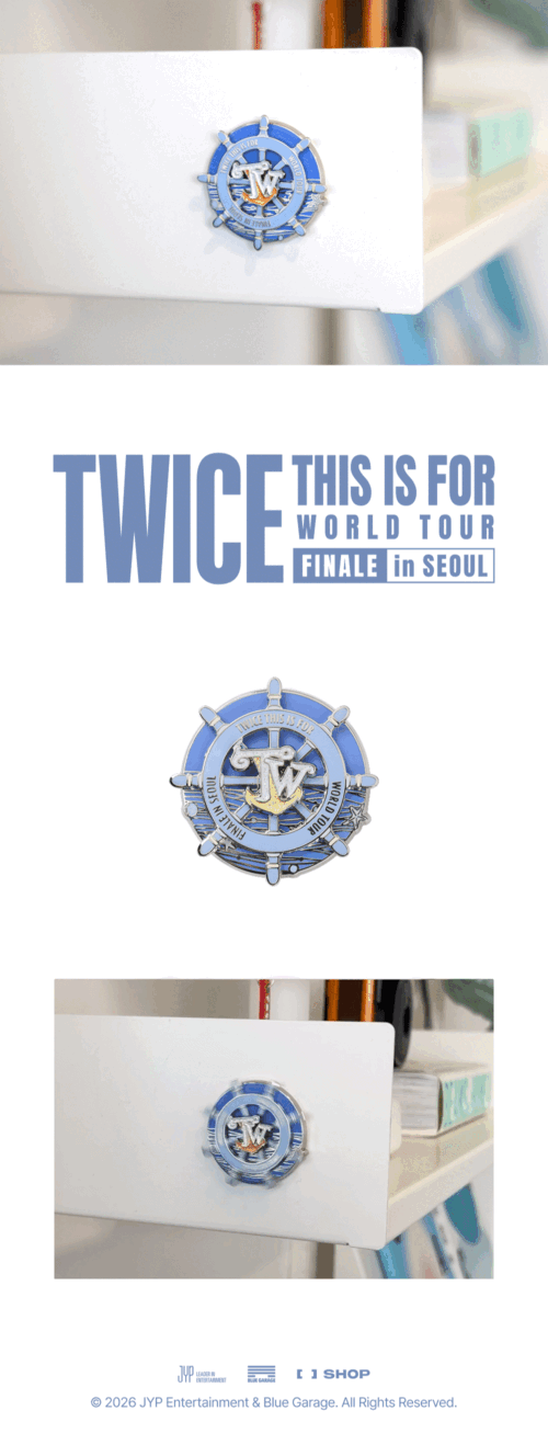 [PREORDER 25/7 CLOSED] TWICE <THIS IS FOR> WORLD TOUR FINALE SPIN MAGNET (28 POINTS)