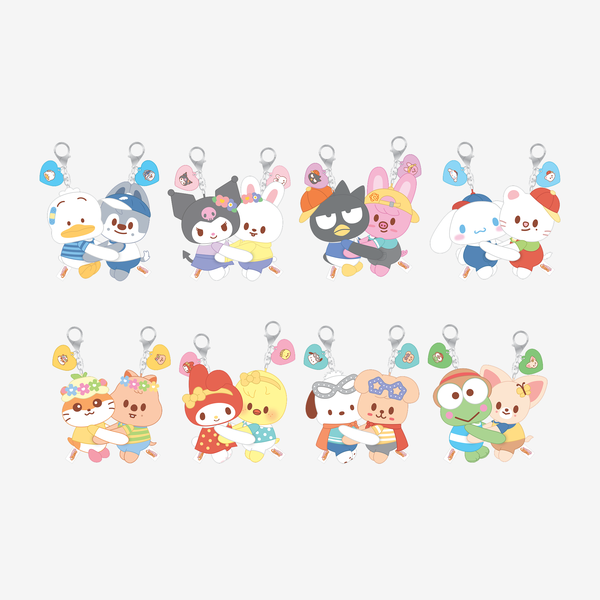 [PREORDER 23/6 CLOSE] STRAY KIDS <SKZOO X SANRIO CHARACTERS> HUG PLUSH KEYRING