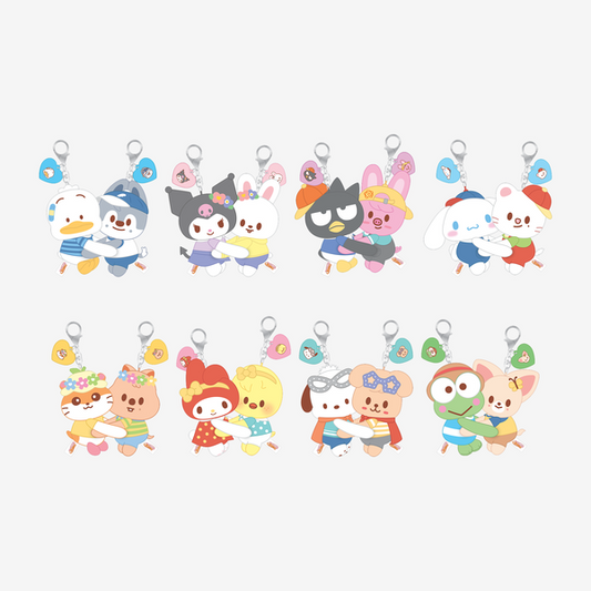 [PREORDER 23/6 CLOSE] STRAY KIDS <SKZOO X SANRIO CHARACTERS> HUG PLUSH KEYRING