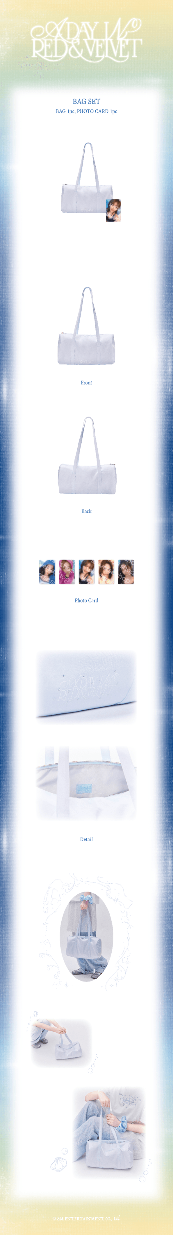 [PREORDER] RED VELVET <A Day in Red & Velvet> FAN-CON BAG SET