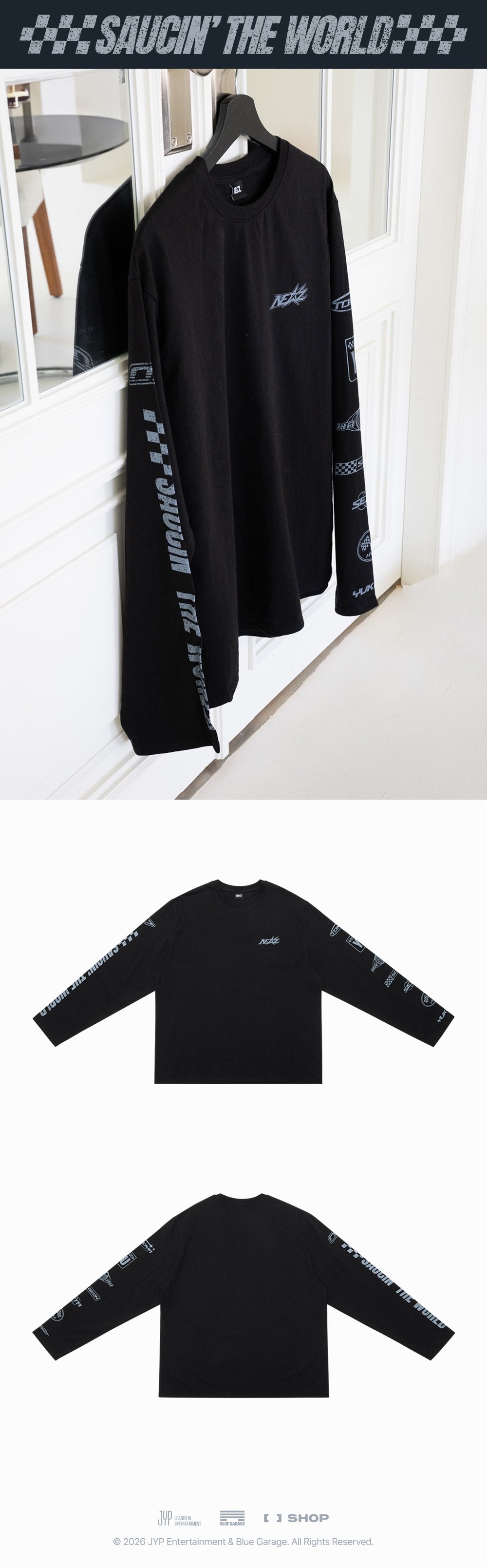 [PREORDER 24/10 CLOSED] NEXZ [SAUCIN' THE WORLD] LONG SLEEVE