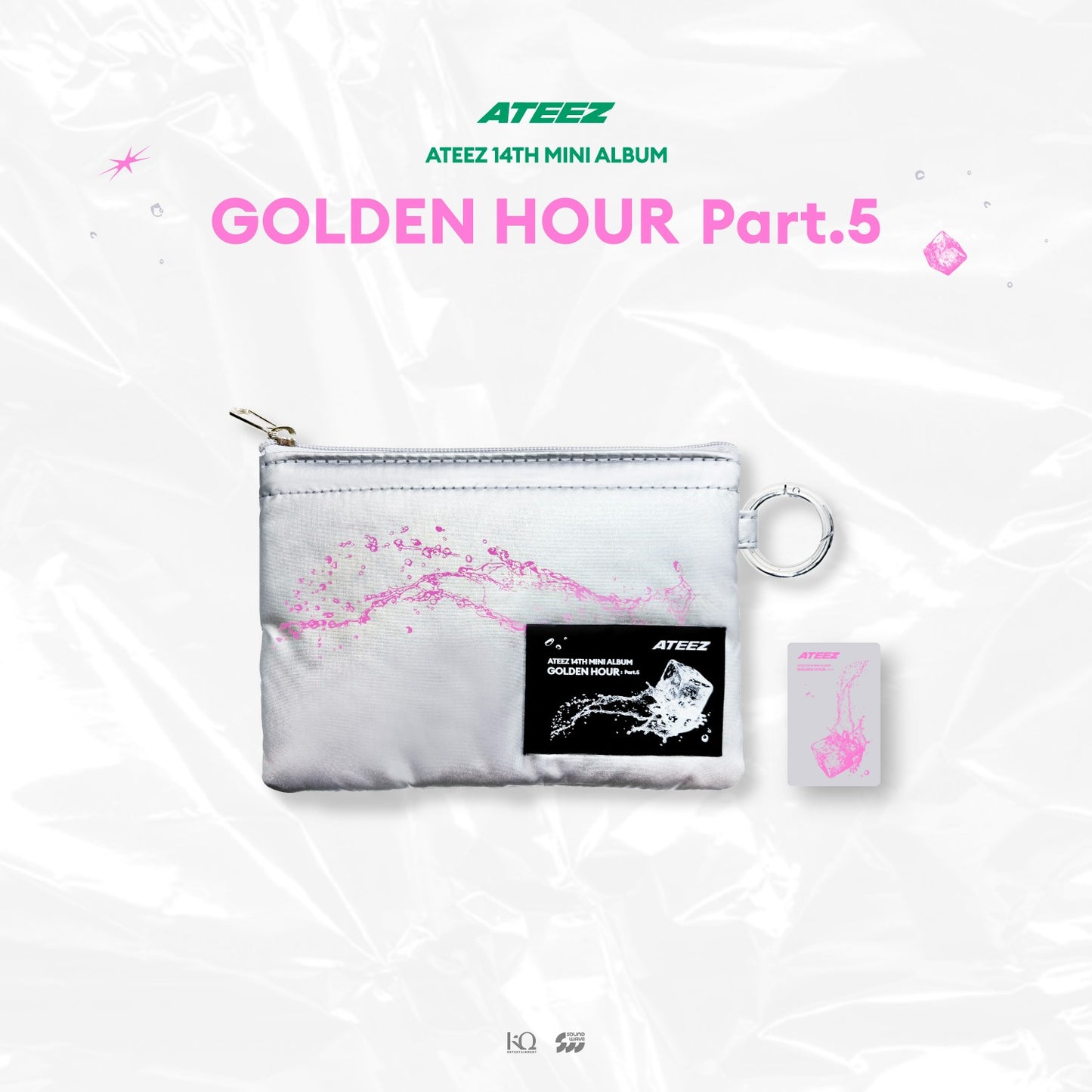 [PREORDER 4/7 CLOSED] ATEEZ <GOLDEN HOUR : Part.5> POP-UP STORE MINI POUCH