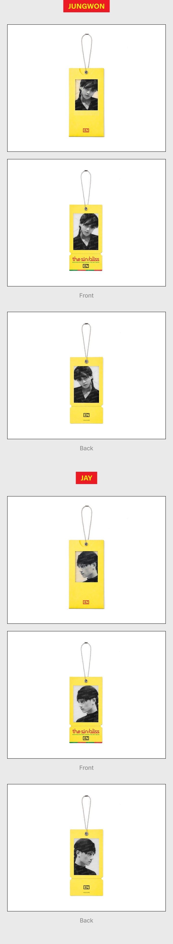 [PREORDER] ENHYPEN [THE SIN : BLISS] OFFICIAL MD Film Photo Keyring