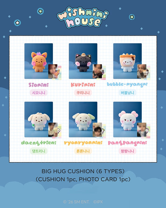 [PREORDER 25/5 CLOSE] NCT WISH <wishnini house> BIG HUG CUSHION