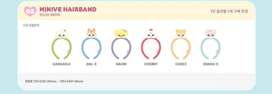 [PREORDER OFFLINE PROXY] IVE <ForEVER IVE> OFFICIAL MD MINIVE HAIRBAND