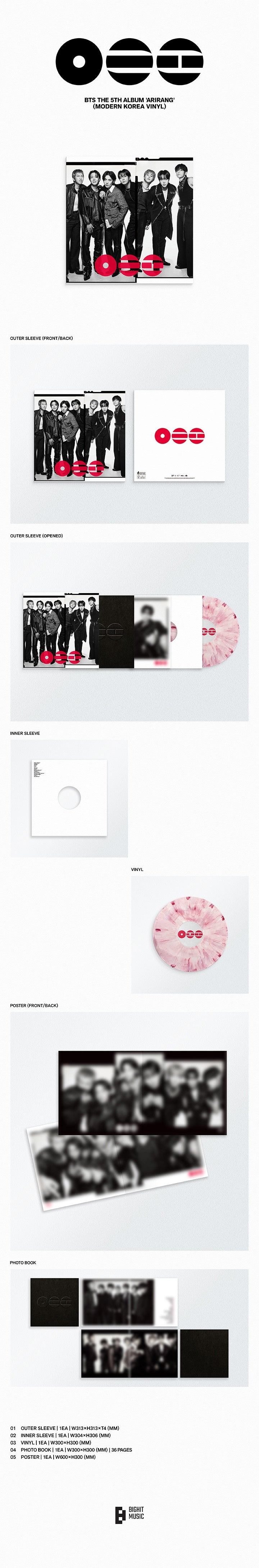 [PREORDER] BTS <ARIRANG> Modern Korea Vinyl