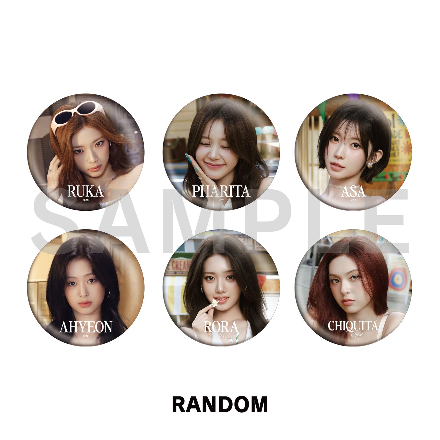 [PREORDER 21/8 CLOSED] BABYMONSTER [I LIKE IT] MD Random Pin Badge