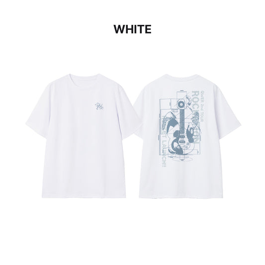 [PREORDER 29/8 CLOSED] QWER [ROCKATION : ROCKET LAUNCH!!] IN SEOUL OFFICIAL MD ROCKET LAUNCH T-SHIRT