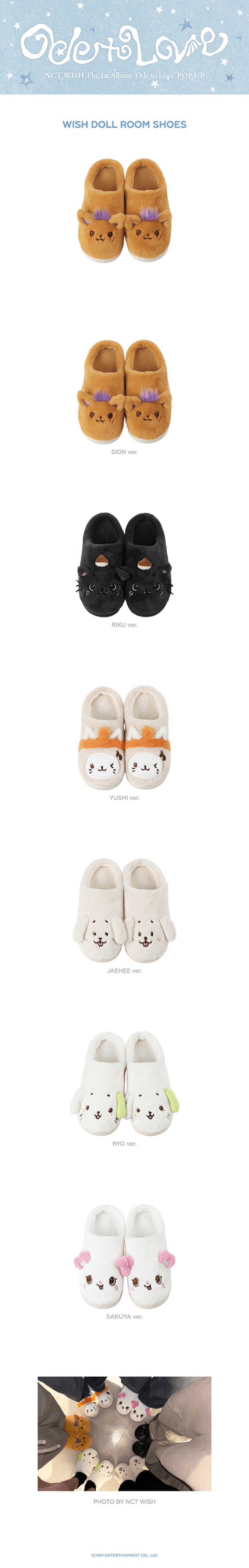 [PREORDER 2/5 CLOSE] NCT WISH <ODE TO LOVE> POP-UP WISH DOLL ROOM SHOES