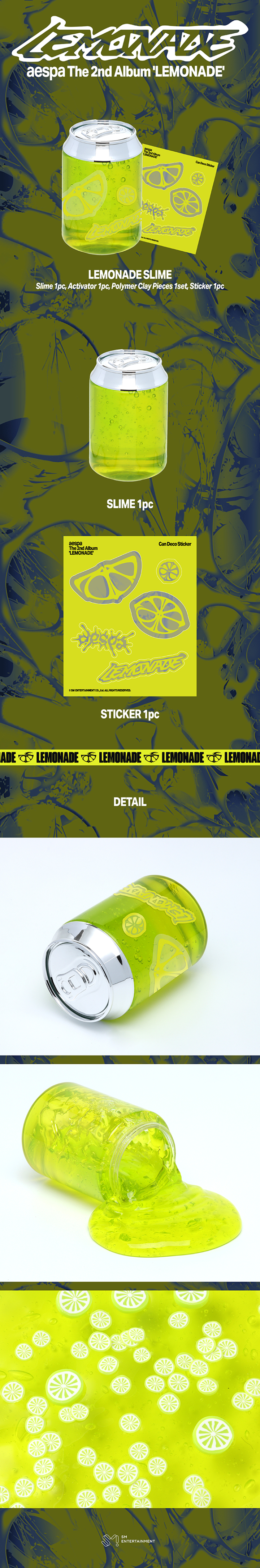 [PREORDER 13/6 CLOSE] AESPA <MAKE IT LEMONADE> OFFICIAL MD LEMONADE SLIME