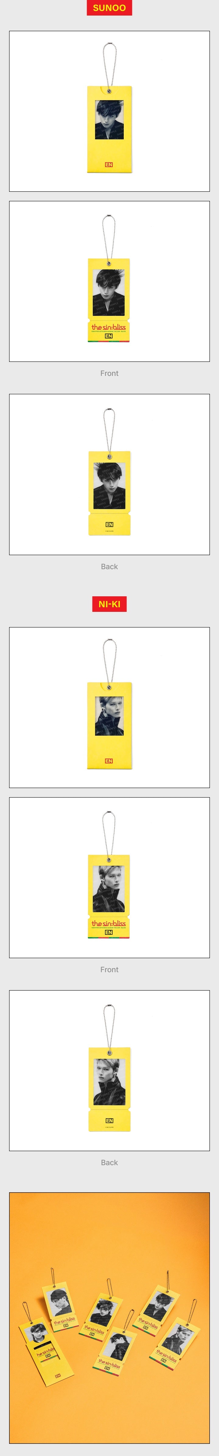 [PREORDER] ENHYPEN [THE SIN : BLISS] OFFICIAL MD Film Photo Keyring
