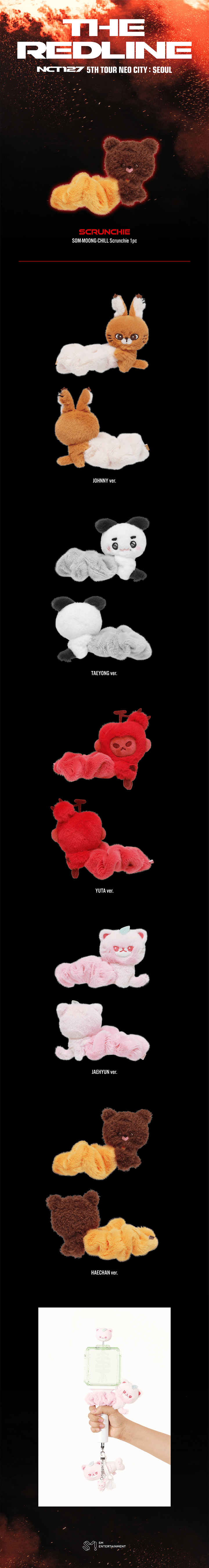 [PREORDER 21/9 CLOSED] NCT 127 [NEO CITY SEOUL: THE REDLINE] SOM-MOONG-CHILL SCRUNCHIE
