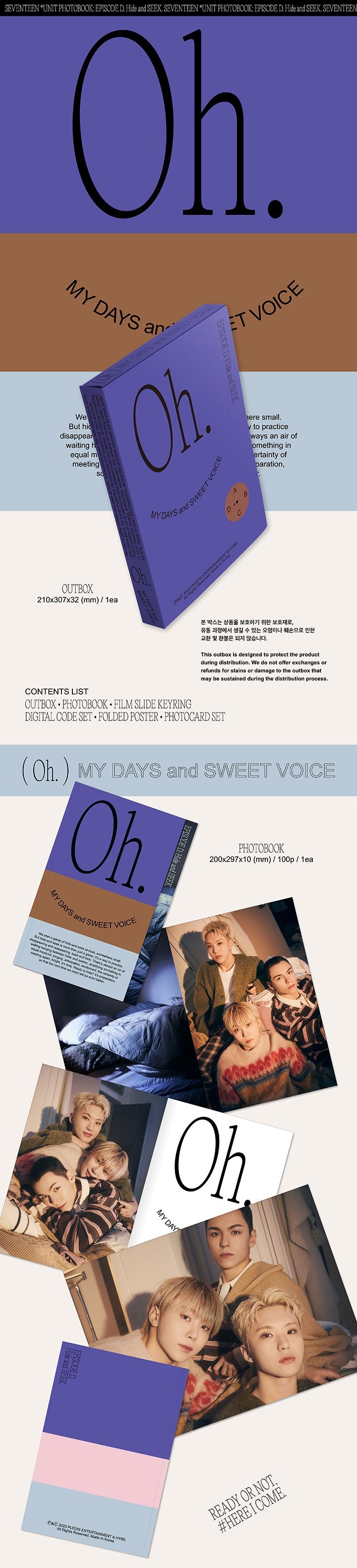 SEVENTEEN 小分队写真集'EPISODE C,D'