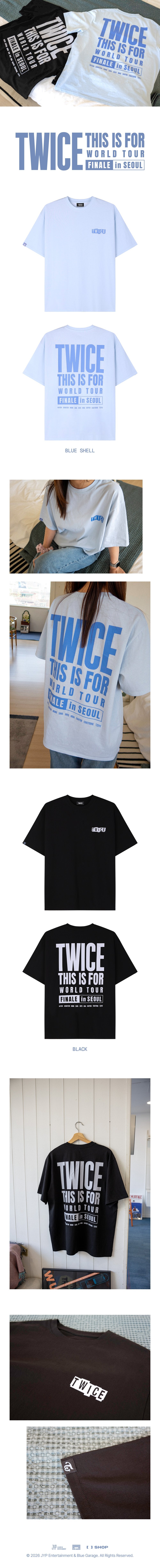 [PREORDER 25/7 CLOSED] TWICE <THIS IS FOR> WORLD TOUR FINALE T-SHIRT (48 POINTS)