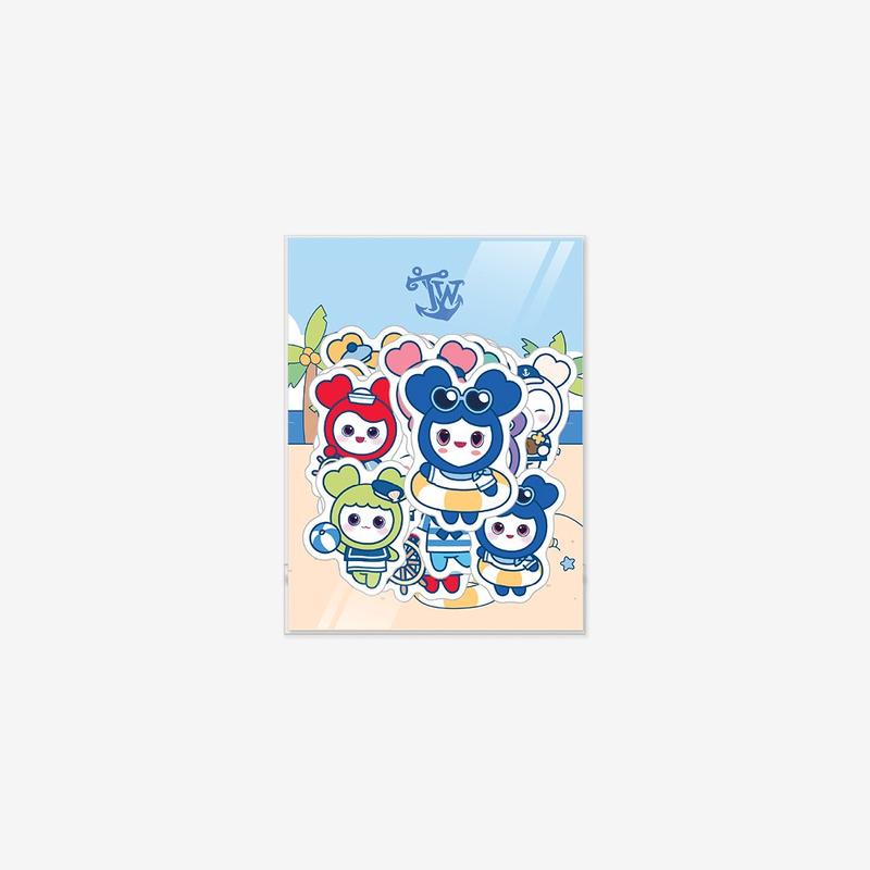 [PREORDER 25/7 CLOSED] TWICE <THIS IS FOR> WORLD TOUR FINALE LOVELY REMOVABLE STICKER PACK (11 POINTS)