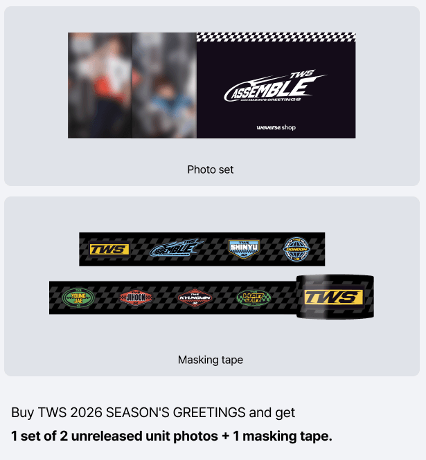 TWS <TWS ASSEMBLE!> 2026 SEASON’S GREETINGS