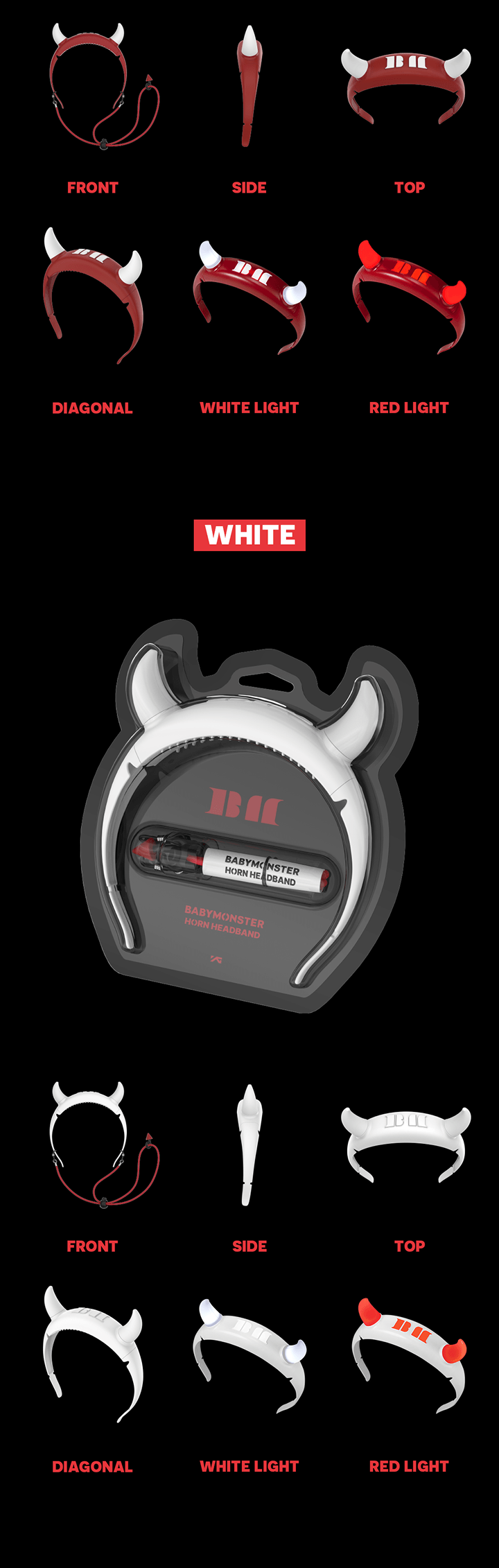 [PREORDER] BABYMONSTER OFFICIAL HORN HEADBAND