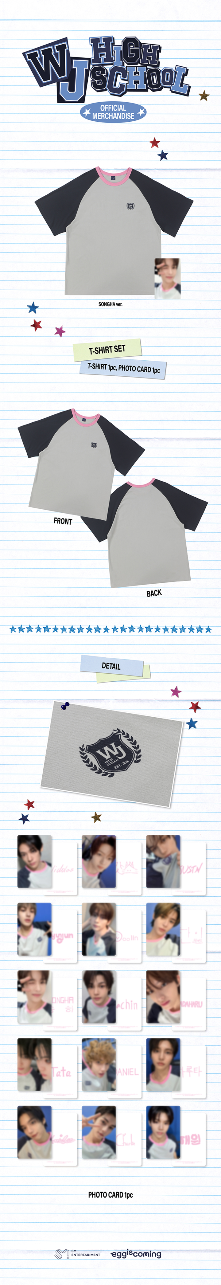 [PREORDER 18/4 CLOSED] SMTR25 <Reply High School> T-SHIRT SET