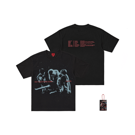 [PREORDER] CORTIS <PUT YOUR PHONE DOWN> OFFICIAL MERCH TOUR Routing T-Shirt (Black)