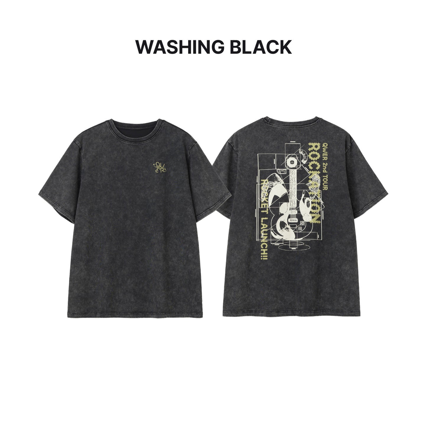 [PREORDER 29/8 CLOSED] QWER [ROCKATION : ROCKET LAUNCH!!] IN SEOUL OFFICIAL MD ROCKET LAUNCH T-SHIRT
