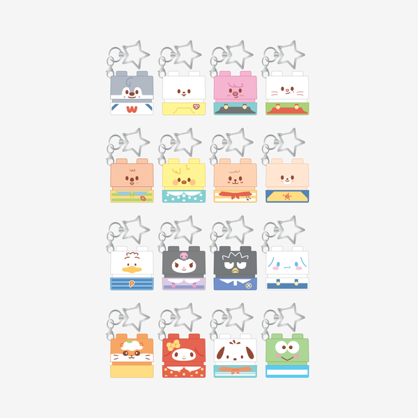 [PREORDER 23/6 CLOSE] STRAY KIDS <SKZOO X SANRIO CHARACTERS>SECRET BLOCK STAMP