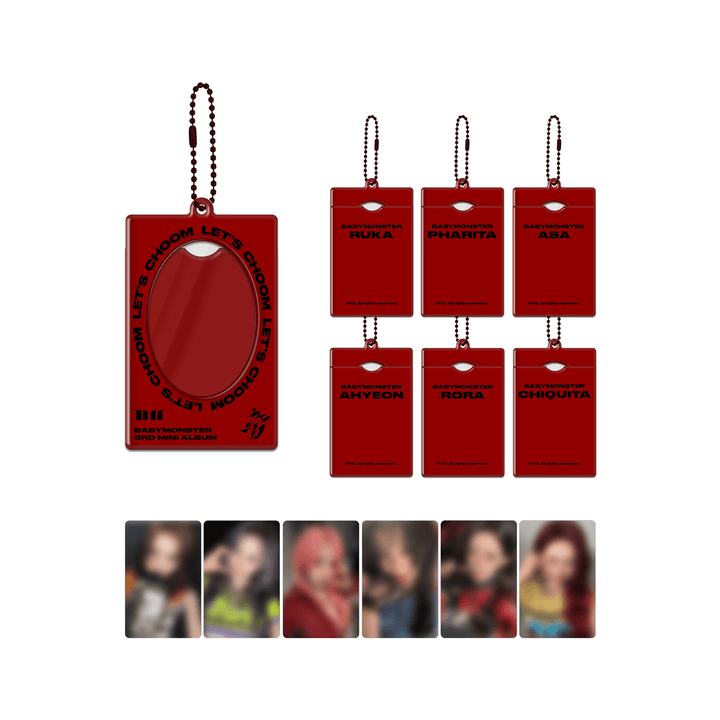 BABYMONSTER <CHOOM> OFFICIAL MERCH PVC PHOTOCARD HOLDER