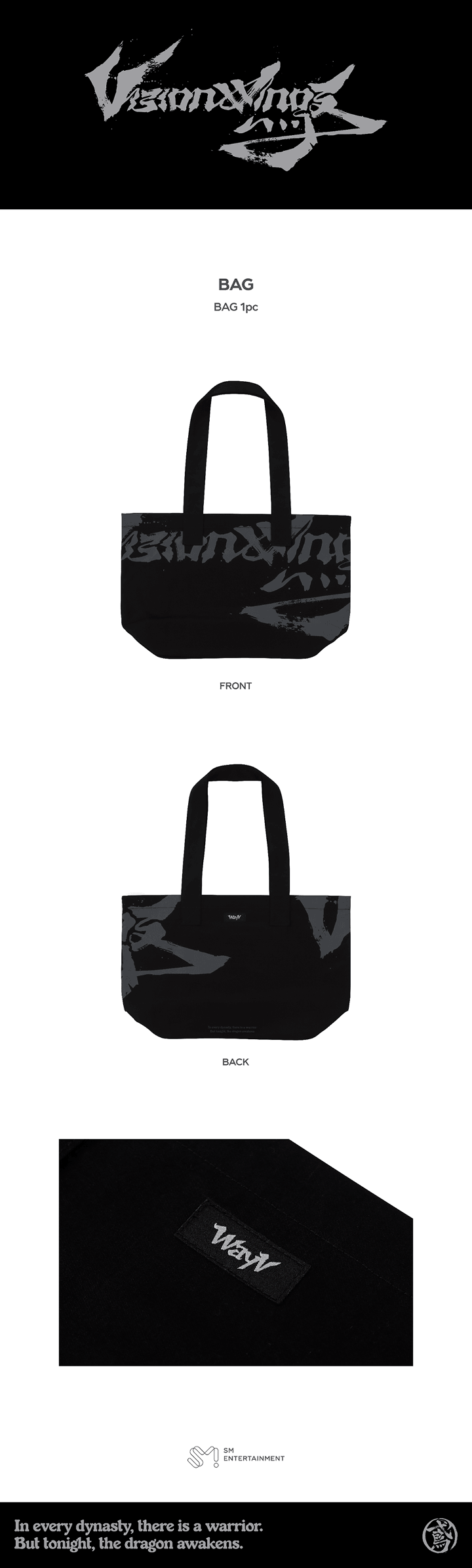 [PREORDER 25/8 CLOSED] WAYV [Vision Wings] OFFICIAL MD BAG