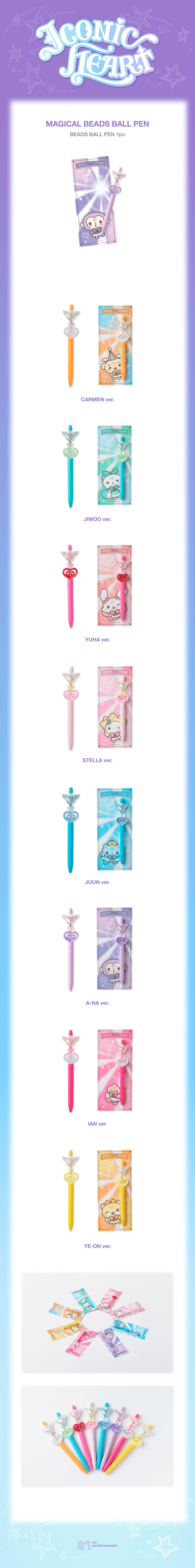 [PREORDER 31/10 CLOSED] HEARTS2HEARTS [ICONIC HEART] OFFICIAL MD MAGICAL BEADS BALL PEN